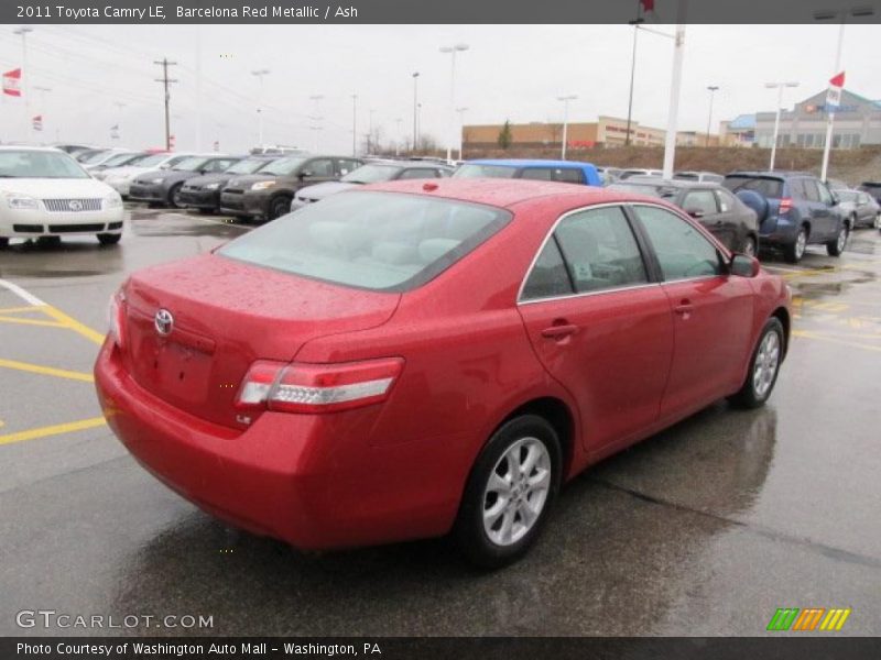 Barcelona Red Metallic / Ash 2011 Toyota Camry LE
