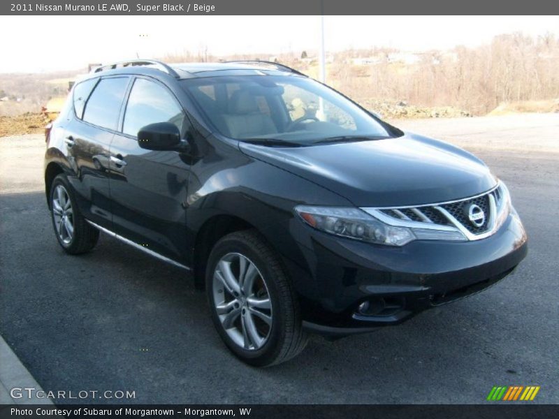Super Black / Beige 2011 Nissan Murano LE AWD