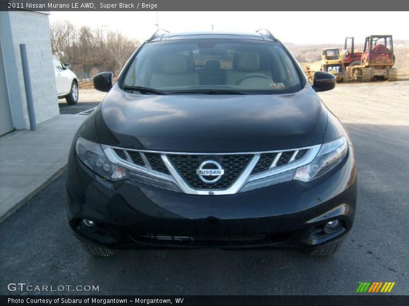 Super Black / Beige 2011 Nissan Murano LE AWD