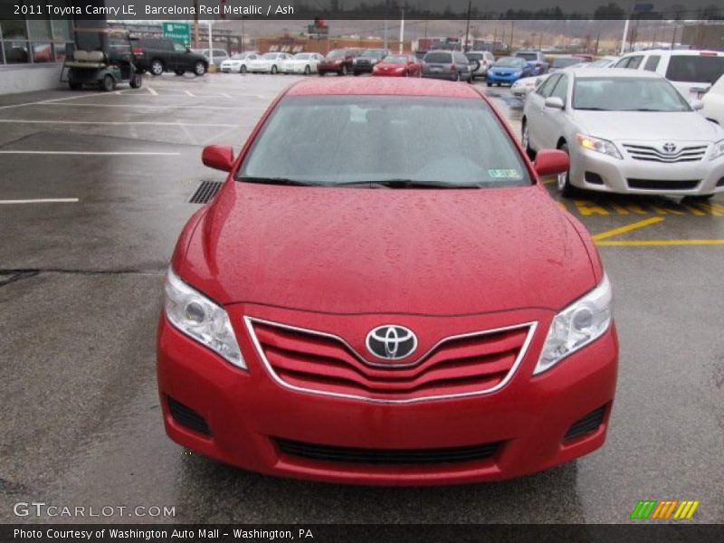  2011 Camry LE Barcelona Red Metallic