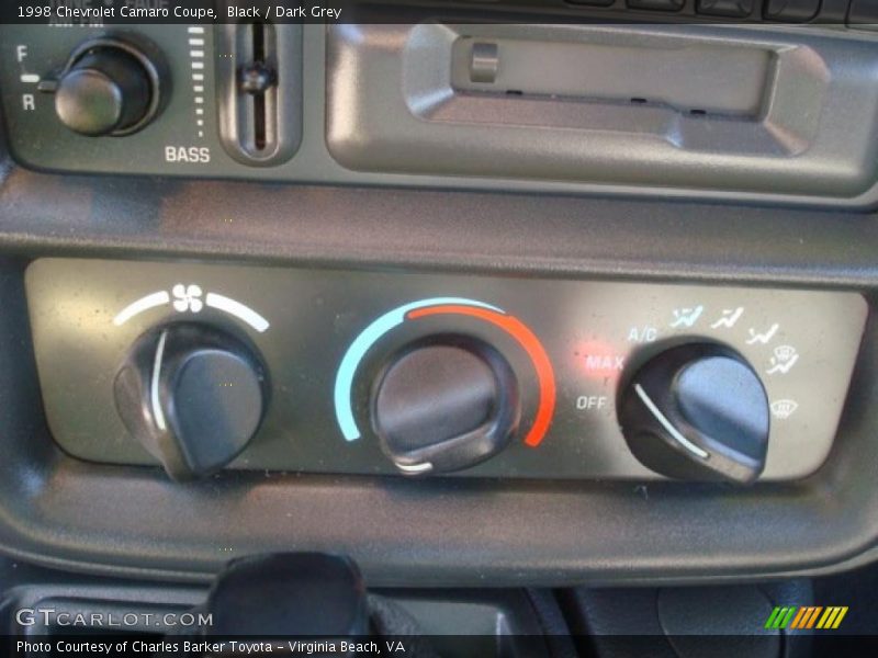 Controls of 1998 Camaro Coupe