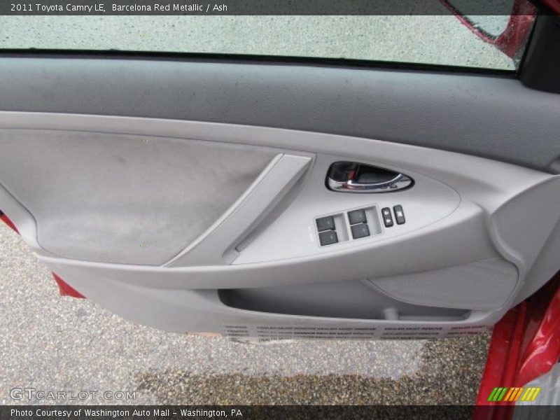 Barcelona Red Metallic / Ash 2011 Toyota Camry LE