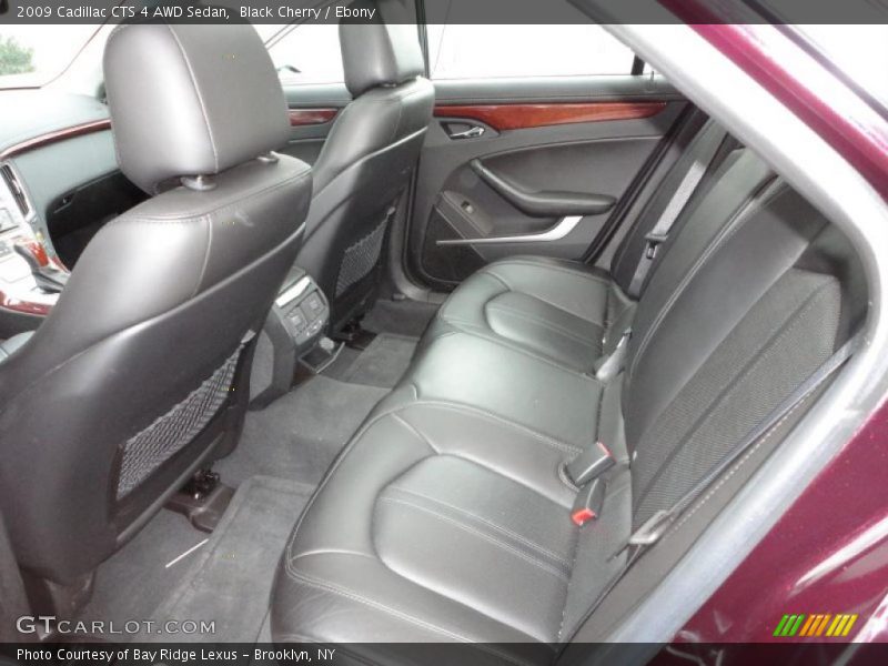 Black Cherry / Ebony 2009 Cadillac CTS 4 AWD Sedan