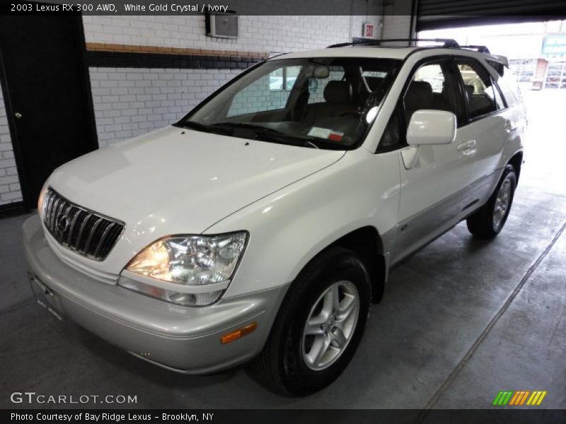 White Gold Crystal / Ivory 2003 Lexus RX 300 AWD