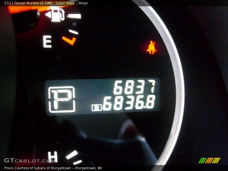 Super Black / Beige 2011 Nissan Murano LE AWD