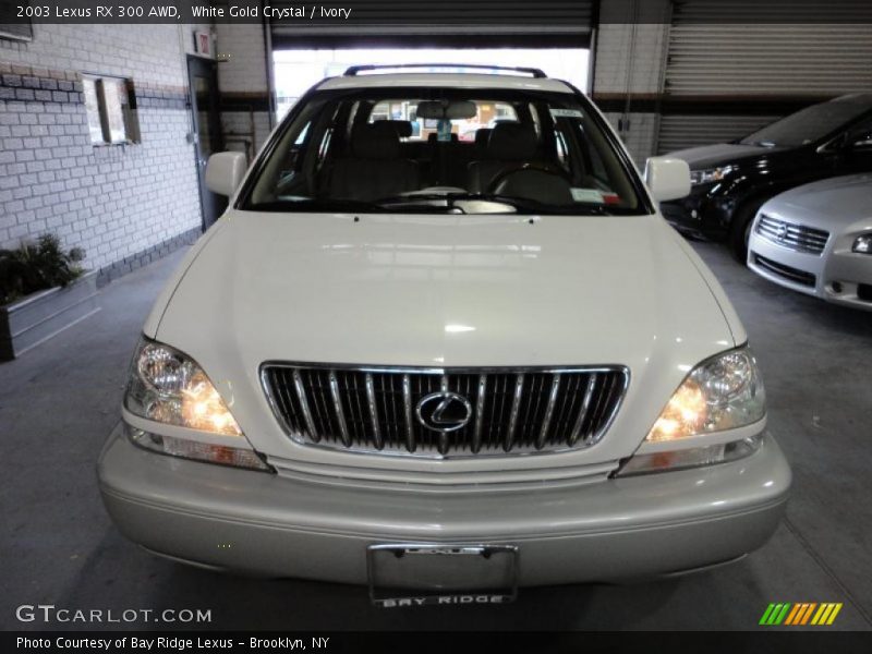 White Gold Crystal / Ivory 2003 Lexus RX 300 AWD