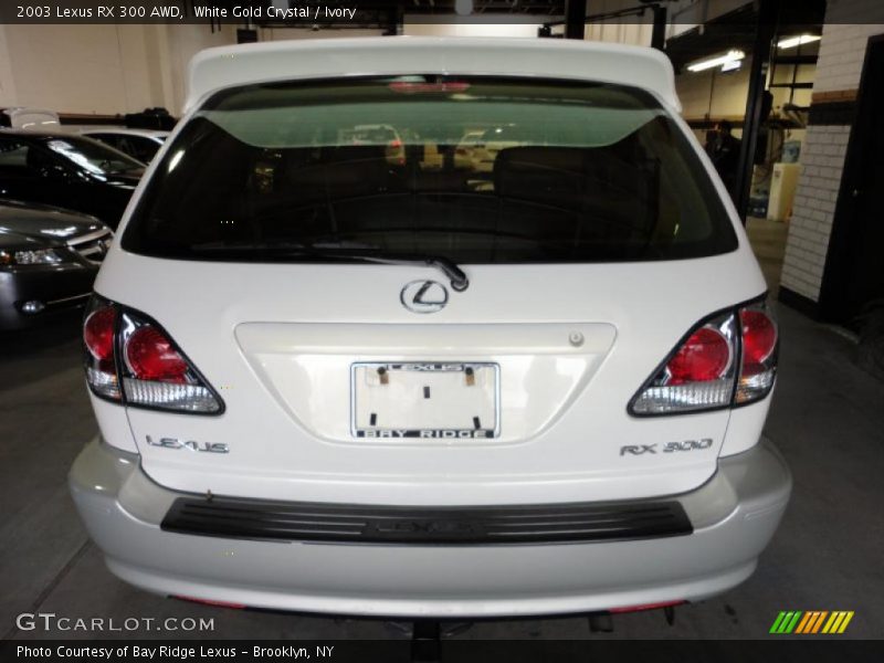 White Gold Crystal / Ivory 2003 Lexus RX 300 AWD