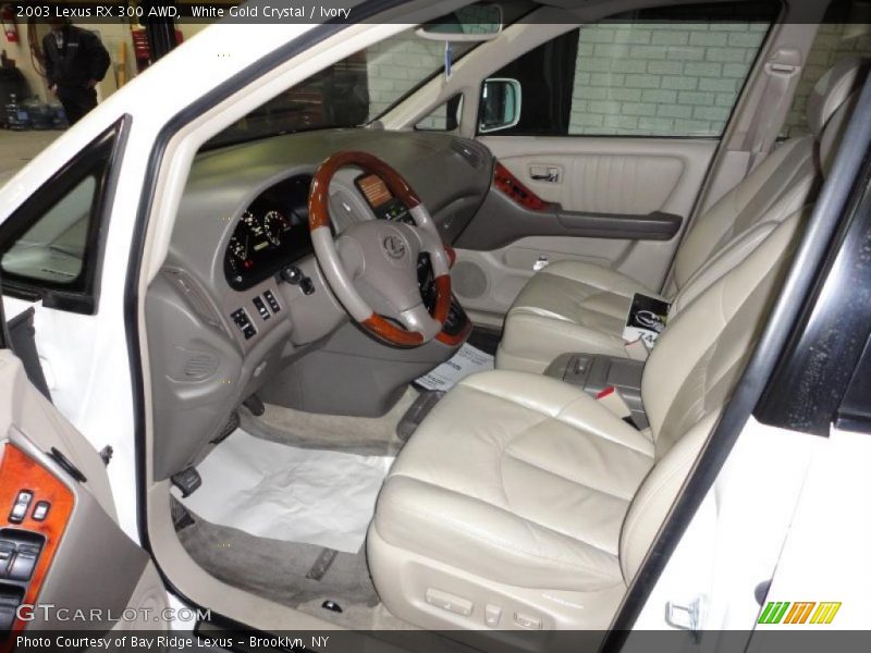 White Gold Crystal / Ivory 2003 Lexus RX 300 AWD