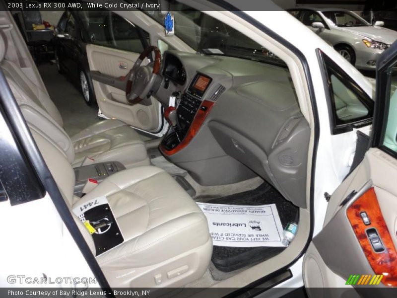 White Gold Crystal / Ivory 2003 Lexus RX 300 AWD