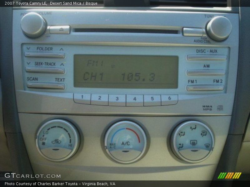 Desert Sand Mica / Bisque 2007 Toyota Camry LE
