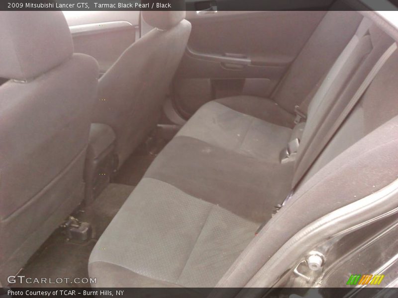 Tarmac Black Pearl / Black 2009 Mitsubishi Lancer GTS