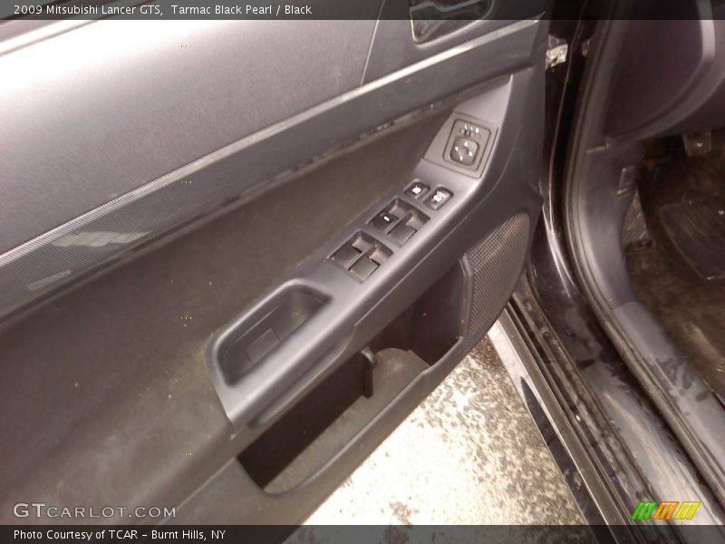 Tarmac Black Pearl / Black 2009 Mitsubishi Lancer GTS
