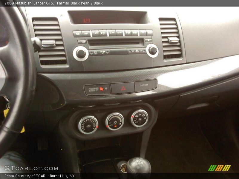 Tarmac Black Pearl / Black 2009 Mitsubishi Lancer GTS