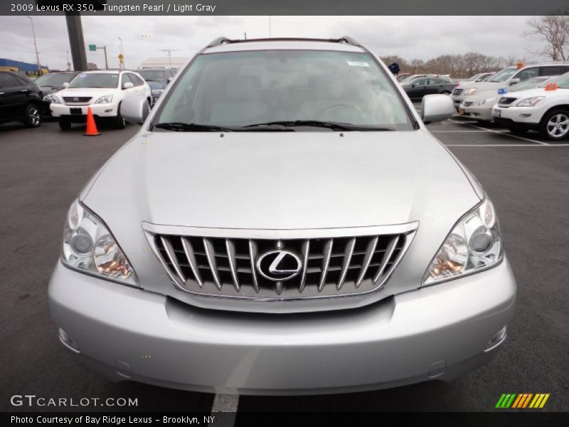 Tungsten Pearl / Light Gray 2009 Lexus RX 350