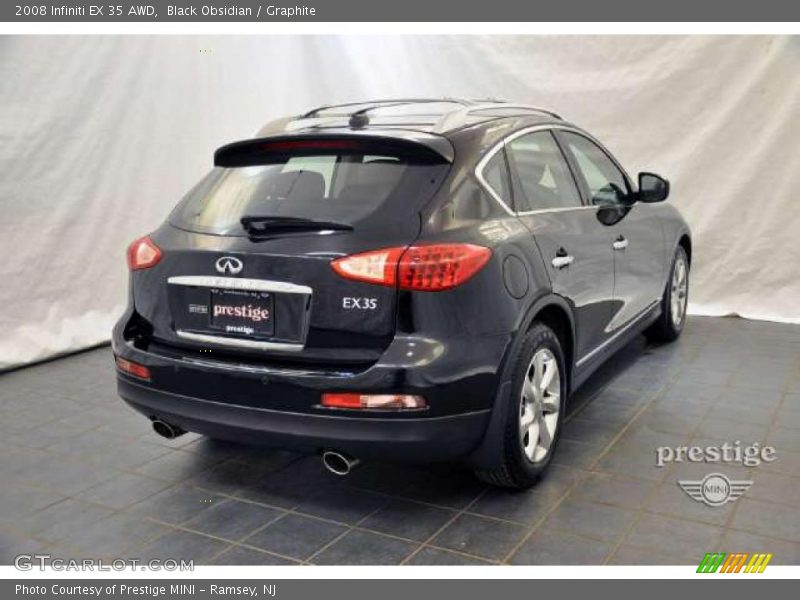 Black Obsidian / Graphite 2008 Infiniti EX 35 AWD