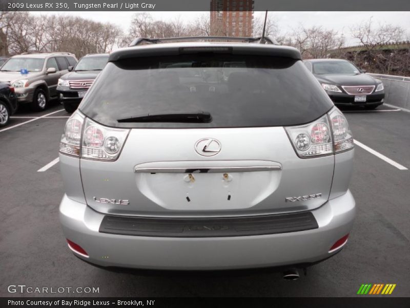 Tungsten Pearl / Light Gray 2009 Lexus RX 350
