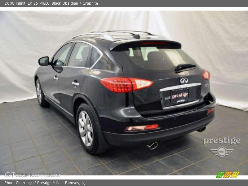 Black Obsidian / Graphite 2008 Infiniti EX 35 AWD