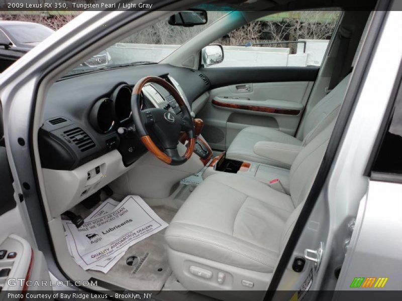  2009 RX 350 Light Gray Interior