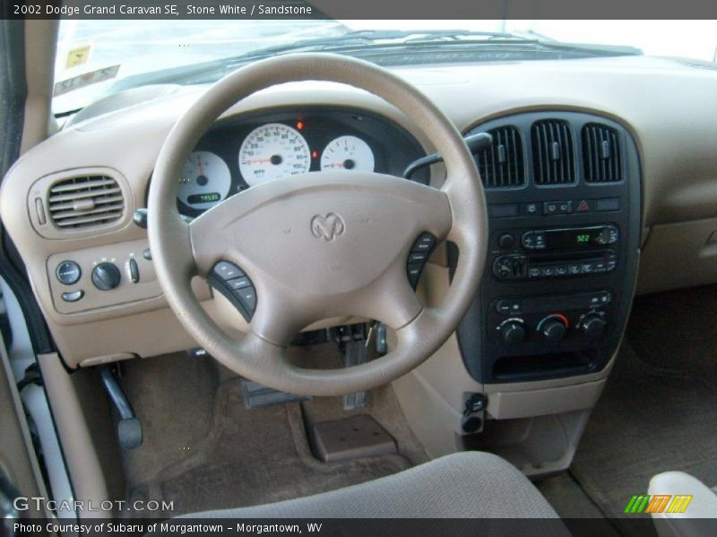 Stone White / Sandstone 2002 Dodge Grand Caravan SE