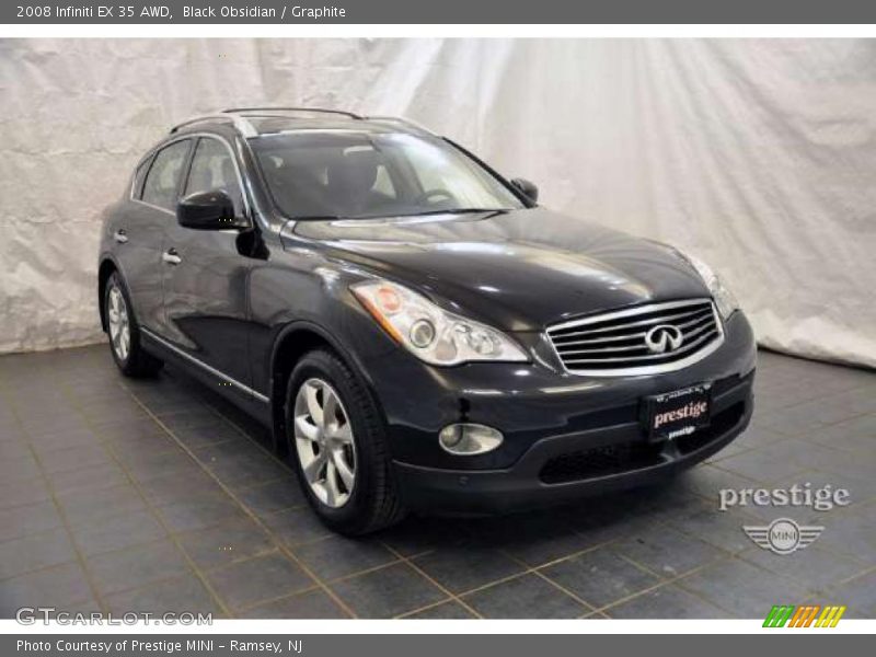 Black Obsidian / Graphite 2008 Infiniti EX 35 AWD