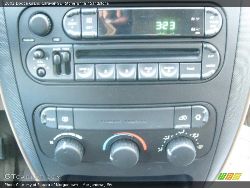 Controls of 2002 Grand Caravan SE