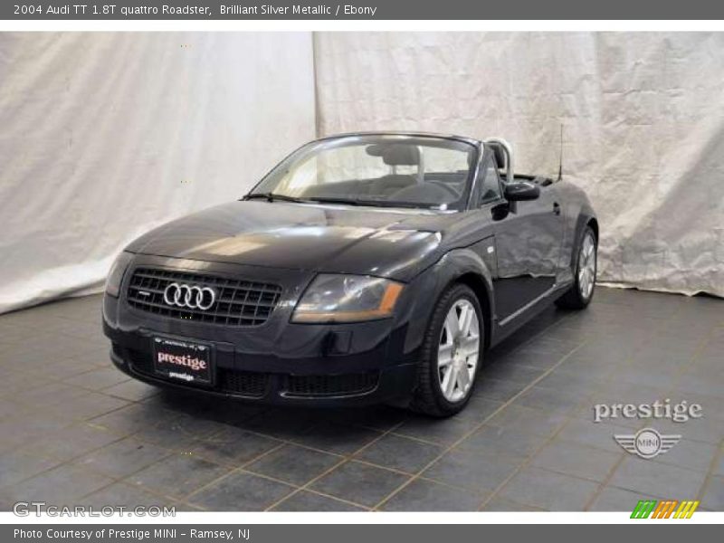 Brilliant Silver Metallic / Ebony 2004 Audi TT 1.8T quattro Roadster