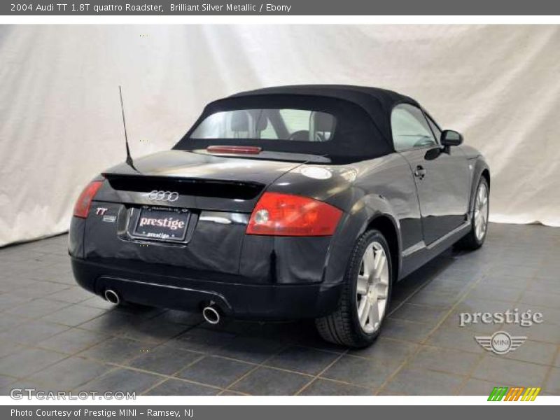 Brilliant Silver Metallic / Ebony 2004 Audi TT 1.8T quattro Roadster