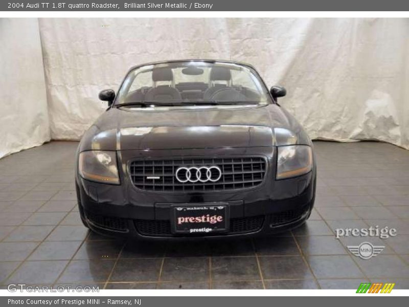 Brilliant Silver Metallic / Ebony 2004 Audi TT 1.8T quattro Roadster