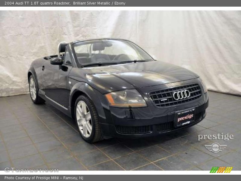 Brilliant Silver Metallic / Ebony 2004 Audi TT 1.8T quattro Roadster