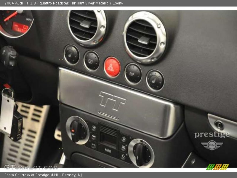 Brilliant Silver Metallic / Ebony 2004 Audi TT 1.8T quattro Roadster