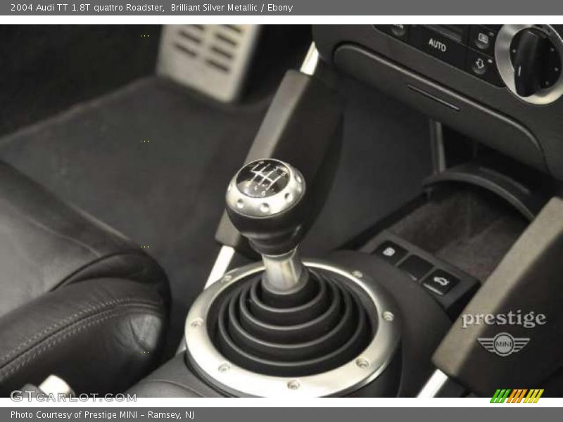Brilliant Silver Metallic / Ebony 2004 Audi TT 1.8T quattro Roadster