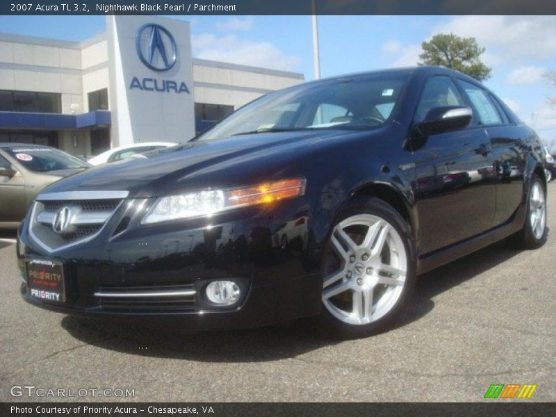 Nighthawk Black Pearl / Parchment 2007 Acura TL 3.2