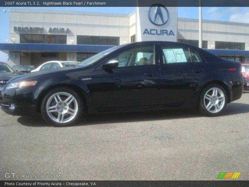 Nighthawk Black Pearl / Parchment 2007 Acura TL 3.2