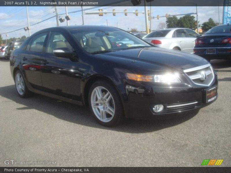 Nighthawk Black Pearl / Parchment 2007 Acura TL 3.2