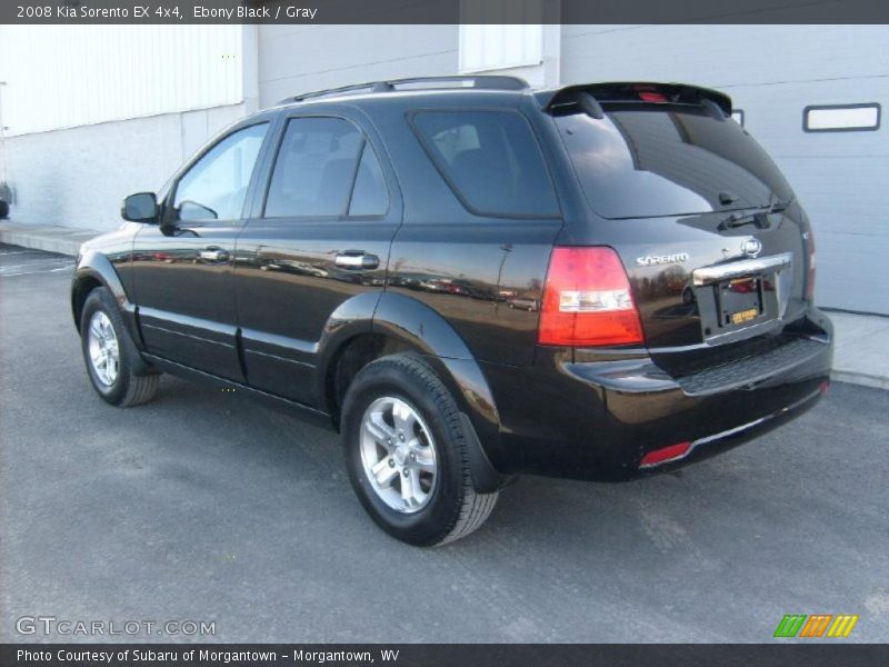 Ebony Black / Gray 2008 Kia Sorento EX 4x4