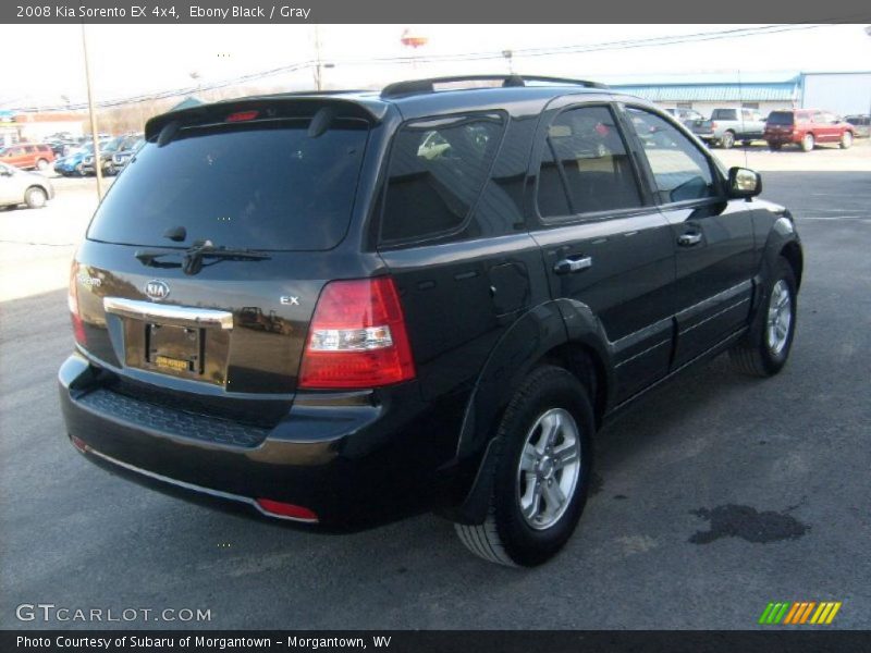 Ebony Black / Gray 2008 Kia Sorento EX 4x4