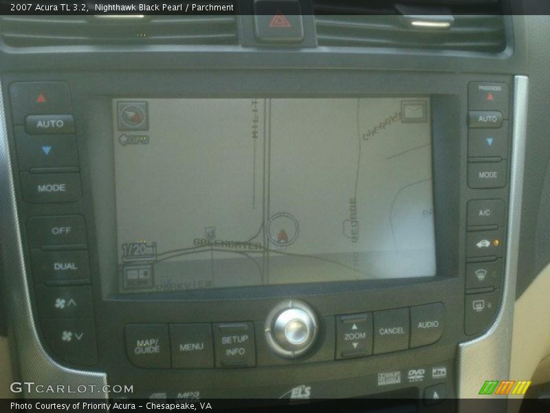 Nighthawk Black Pearl / Parchment 2007 Acura TL 3.2