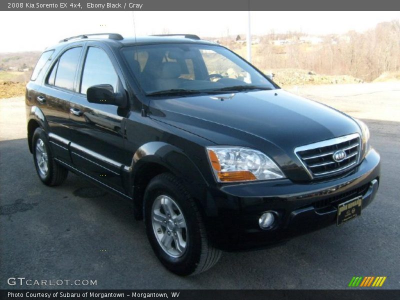 Ebony Black / Gray 2008 Kia Sorento EX 4x4