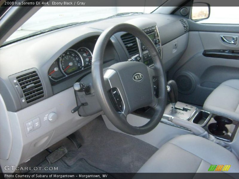 Ebony Black / Gray 2008 Kia Sorento EX 4x4