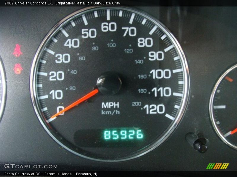 Bright Silver Metallic / Dark Slate Gray 2002 Chrysler Concorde LX