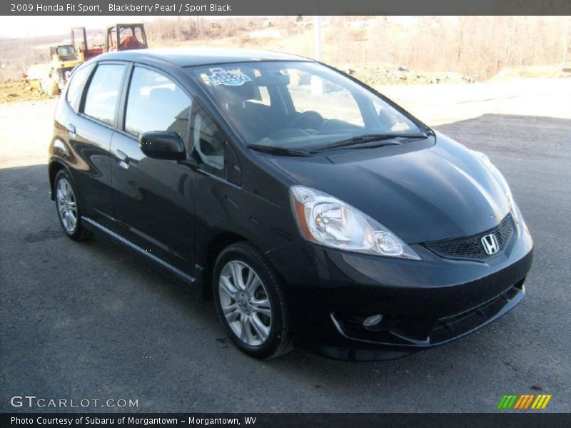 Blackberry Pearl / Sport Black 2009 Honda Fit Sport