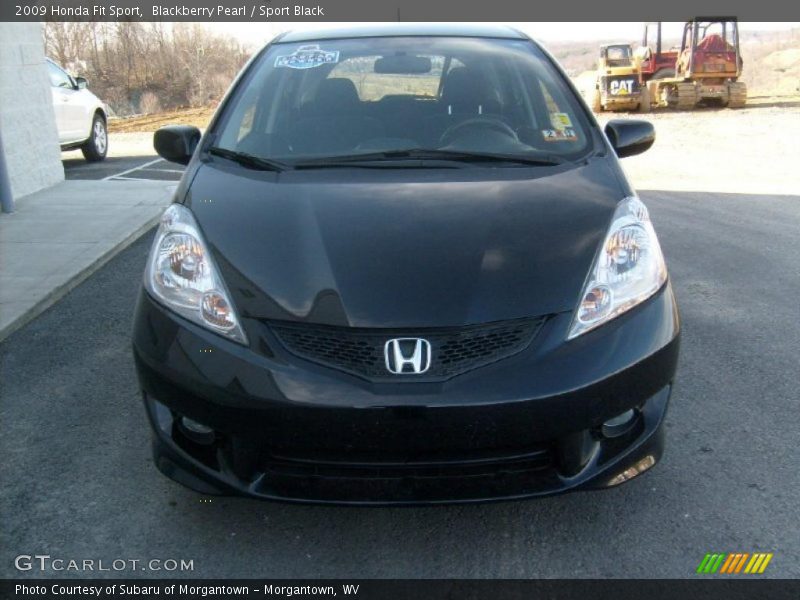 Blackberry Pearl / Sport Black 2009 Honda Fit Sport