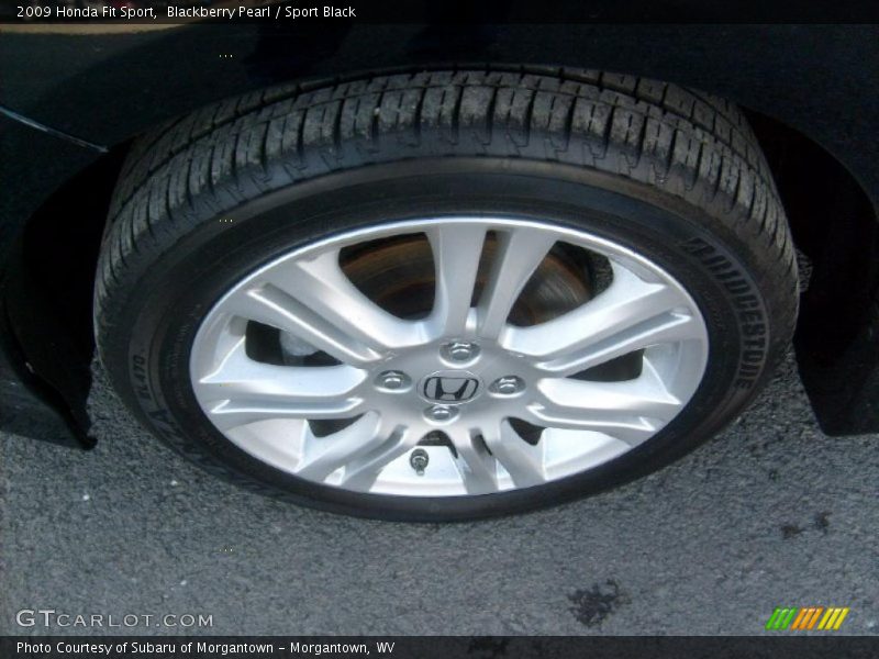 Blackberry Pearl / Sport Black 2009 Honda Fit Sport