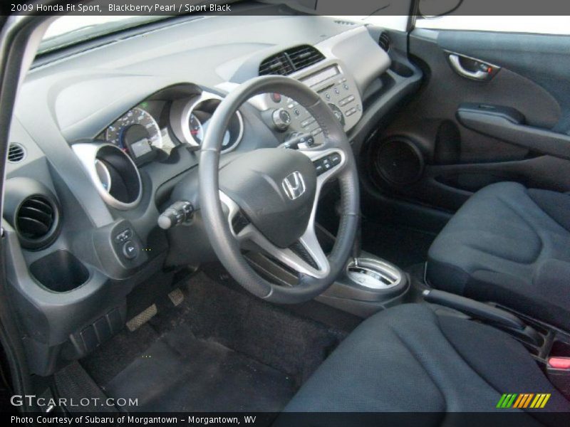 Blackberry Pearl / Sport Black 2009 Honda Fit Sport