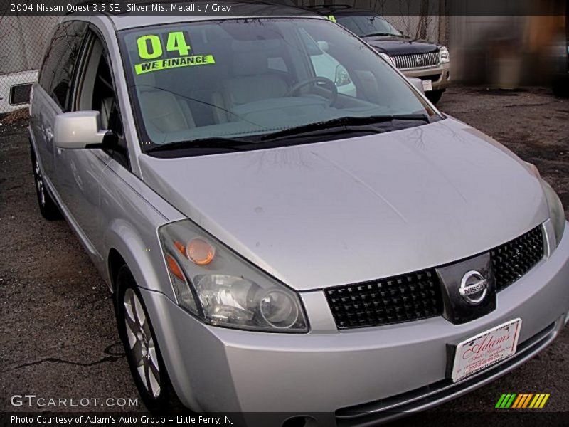 Silver Mist Metallic / Gray 2004 Nissan Quest 3.5 SE