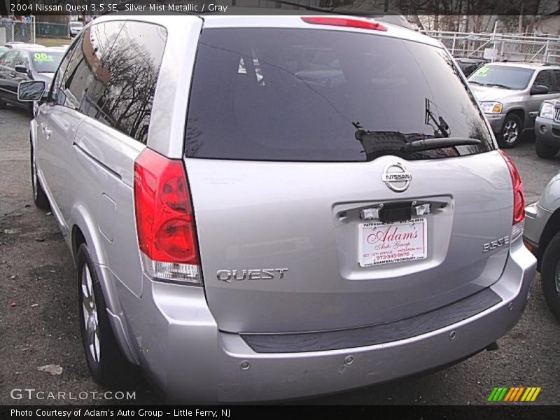 Silver Mist Metallic / Gray 2004 Nissan Quest 3.5 SE