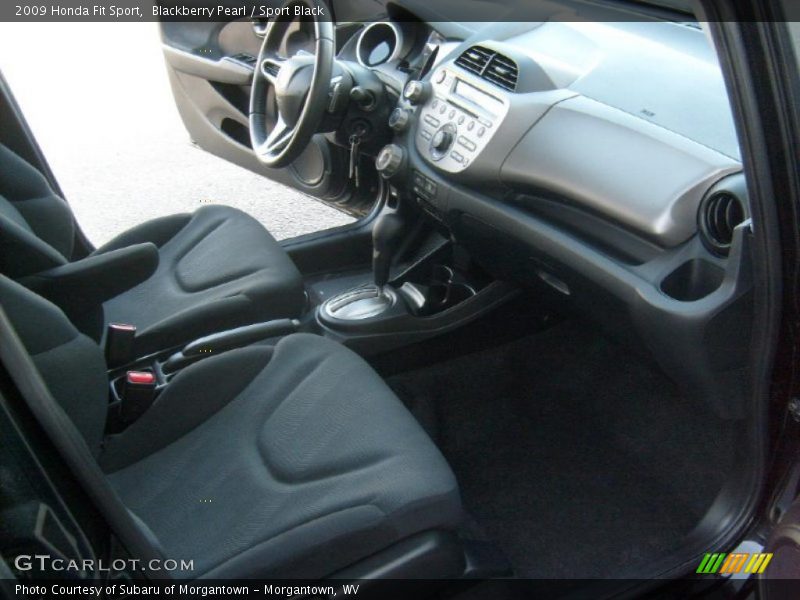 Blackberry Pearl / Sport Black 2009 Honda Fit Sport