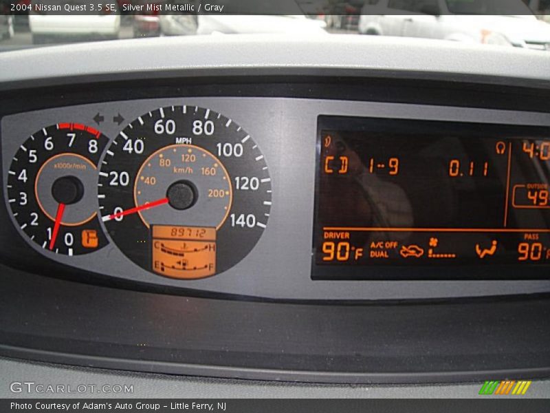 Silver Mist Metallic / Gray 2004 Nissan Quest 3.5 SE