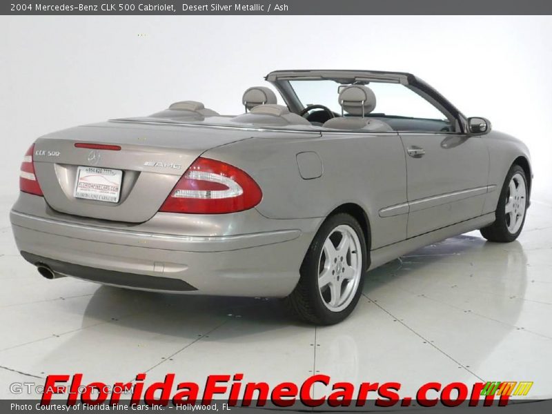 Desert Silver Metallic / Ash 2004 Mercedes-Benz CLK 500 Cabriolet
