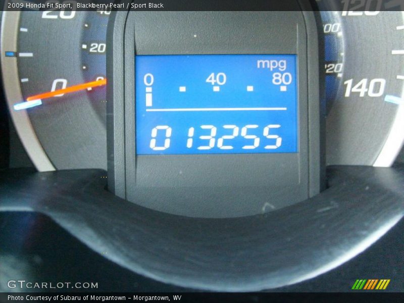 Blackberry Pearl / Sport Black 2009 Honda Fit Sport